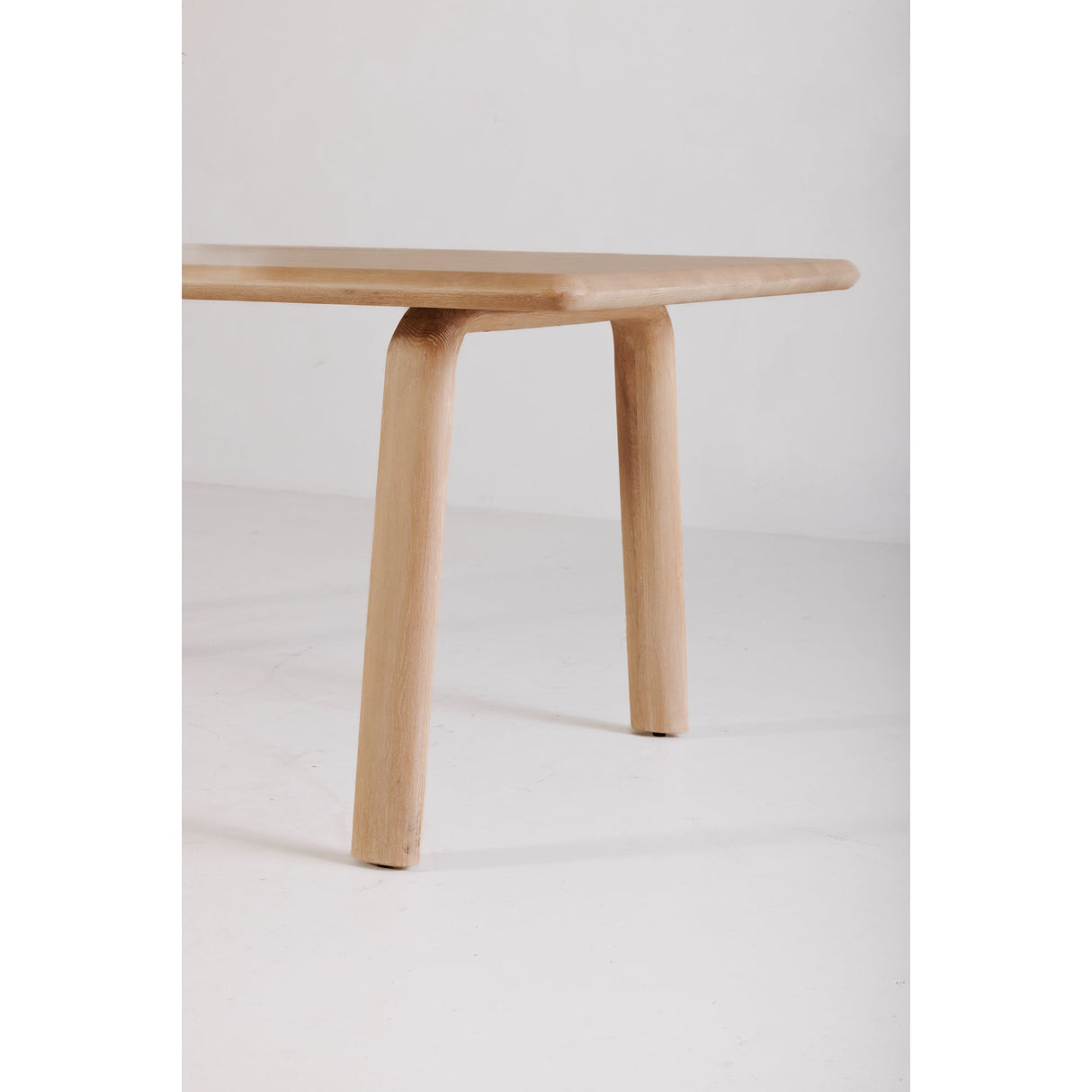 Malibu Natural Oak Dining Table by Moe's Home at Eve Furniture