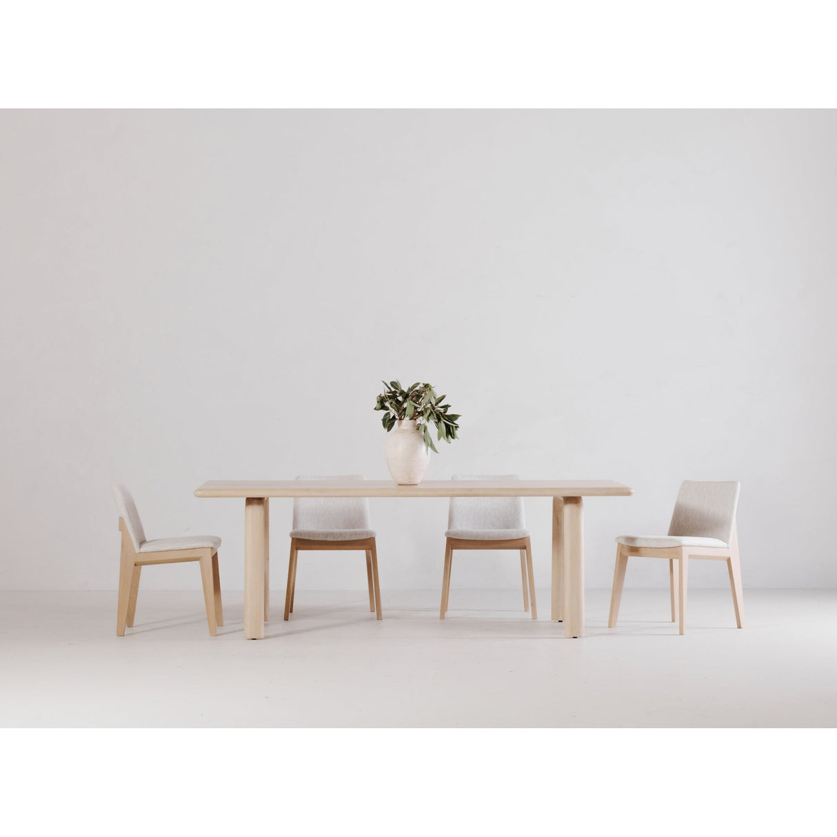 Malibu Natural Oak Dining Table by Moe's Home at Eve Furniture