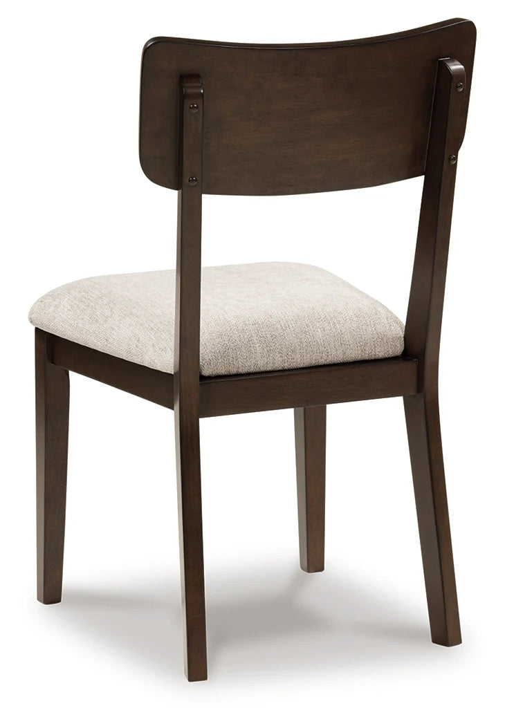 Mallenette Merlot UPH Dining Chair (Set of 2) by Ashley at Eve Furniture