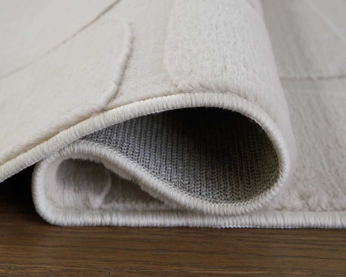 Malvinsboro Sandstone Washable Large Rug by Ashley at Eve Furniture