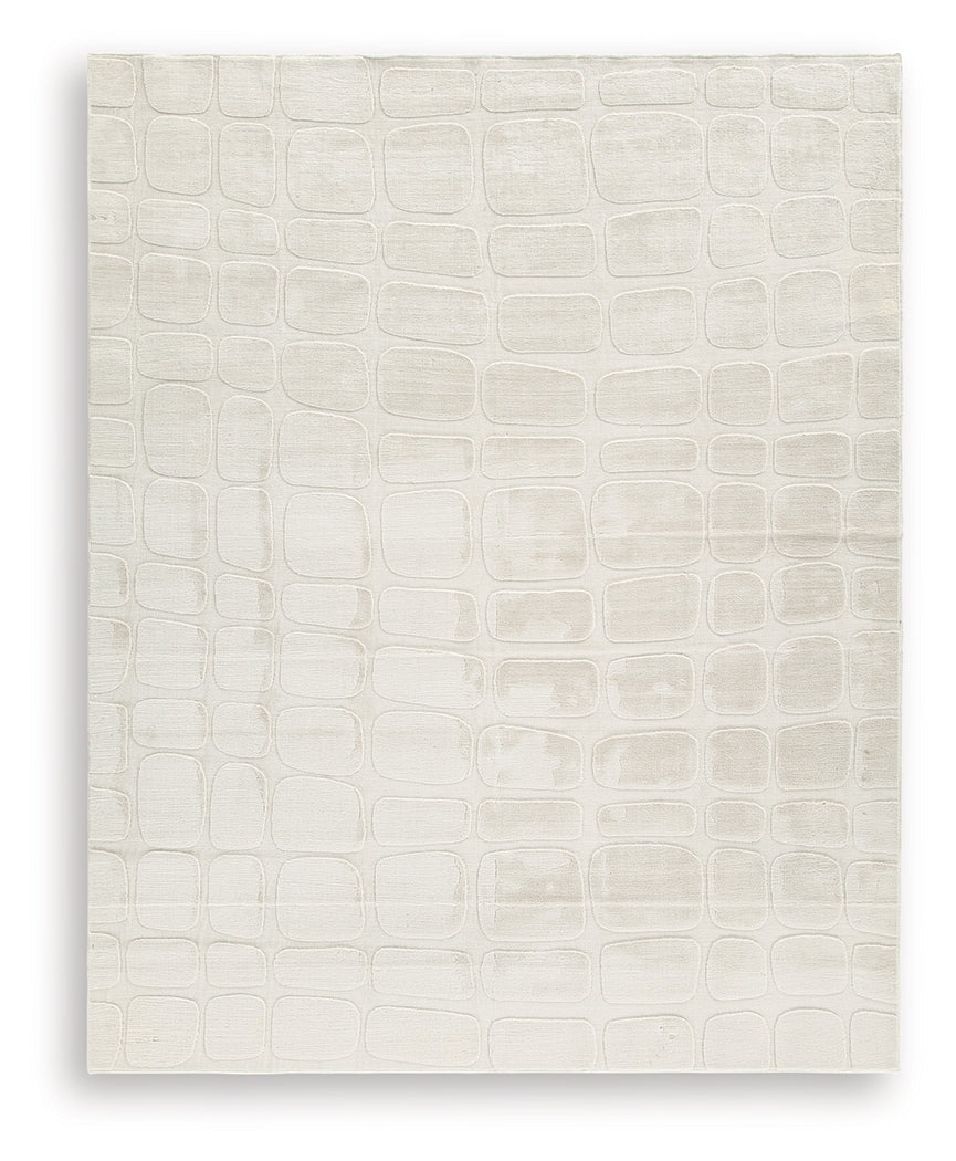 Malvinsboro Sandstone Washable Large Rug by Ashley at Eve Furniture