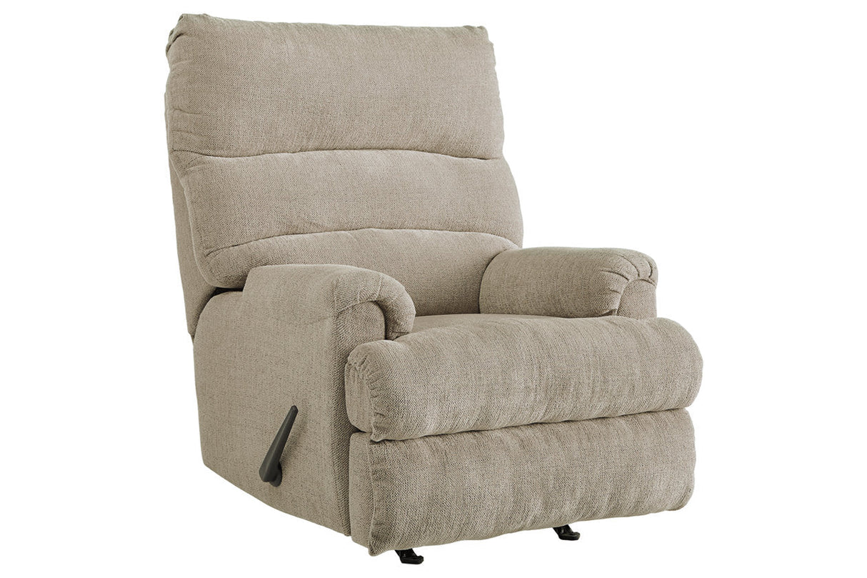 Man Fort Dusk Recliner by Ashley at Eve Furniture