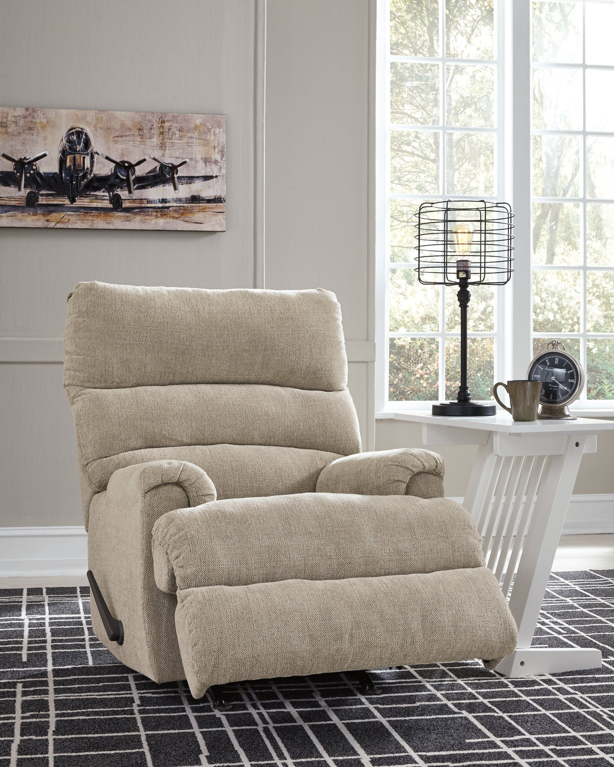 Man Fort Dusk Recliner by Ashley at Eve Furniture