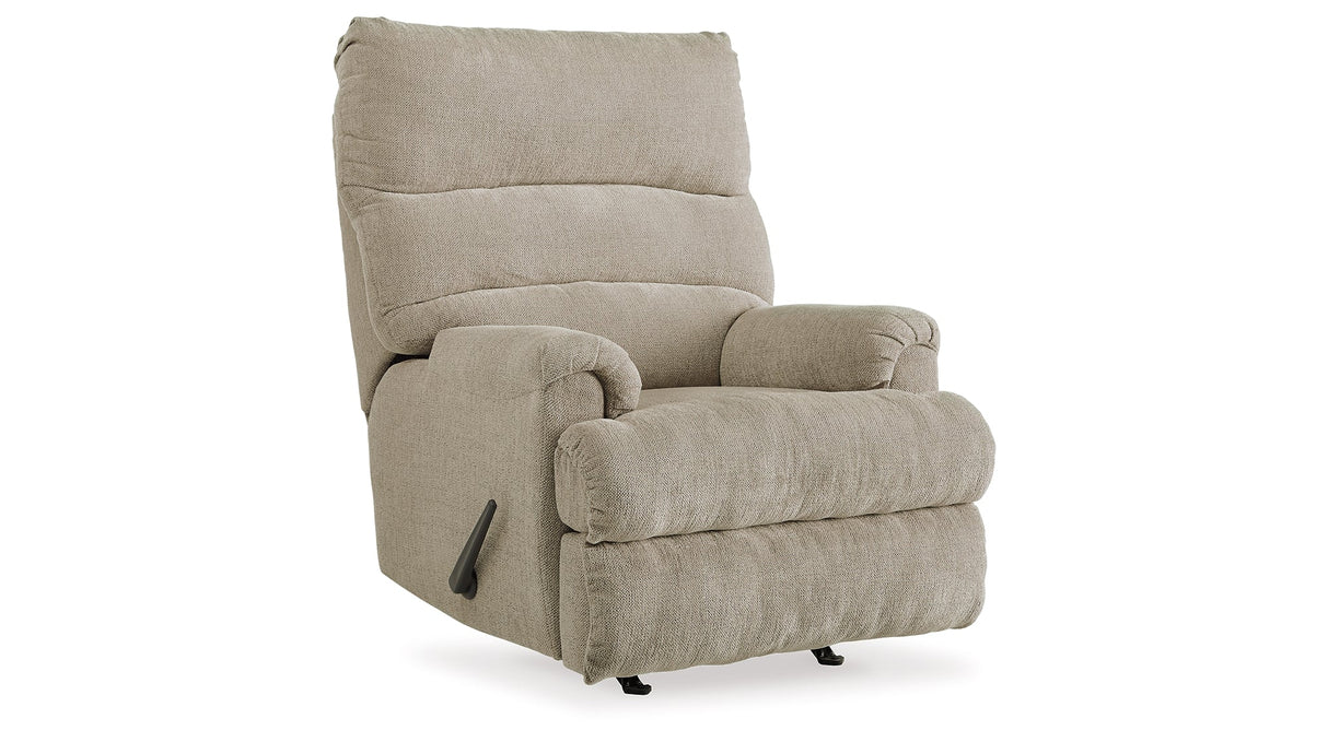 Man Fort Dusk Recliner by Ashley at Eve Furniture
