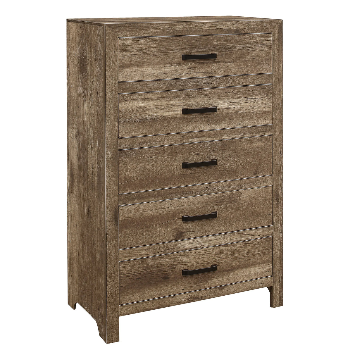 Mandan Weathered Pine Panel Bedroom Set by Homelegance at Eve Furniture