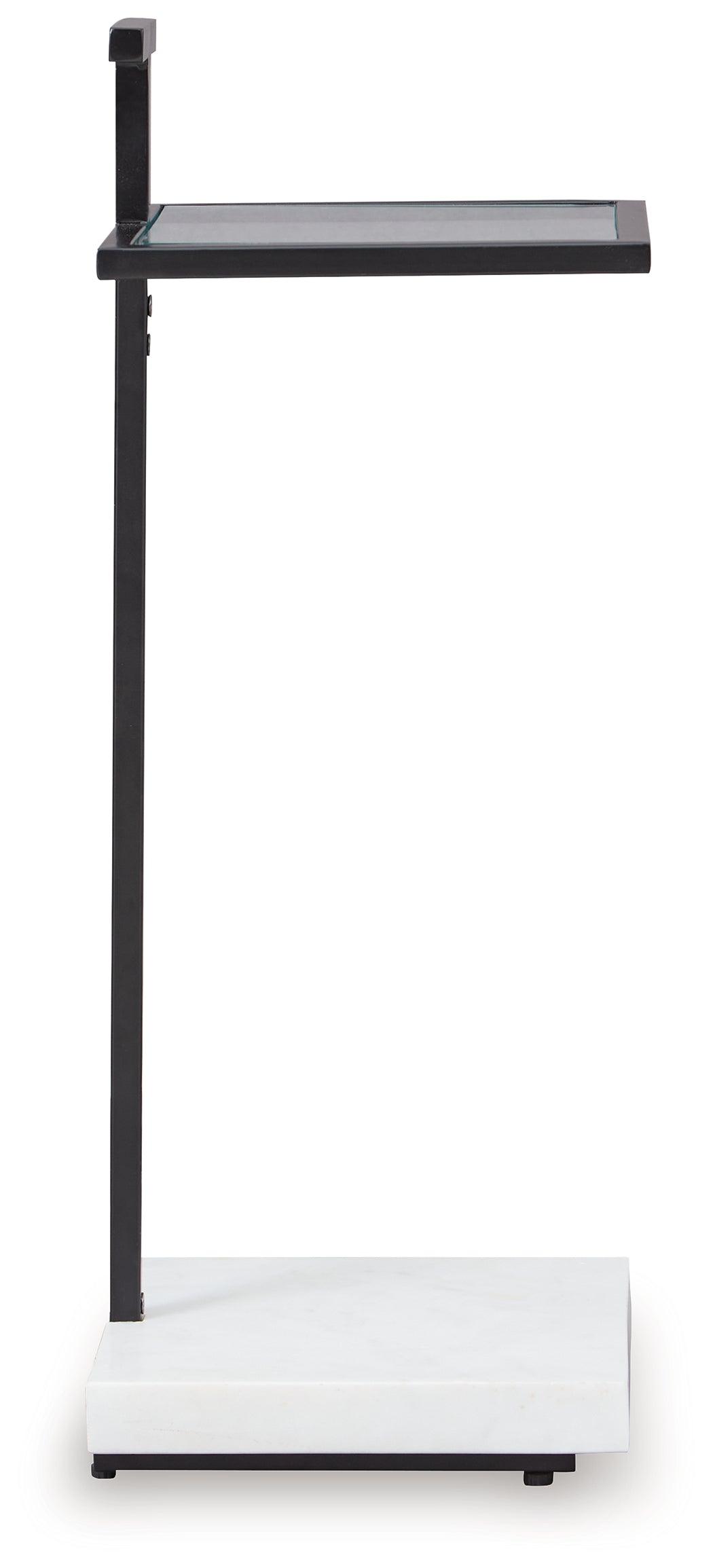 Mannill Black/White Accent Table by Ashley at Eve Furniture