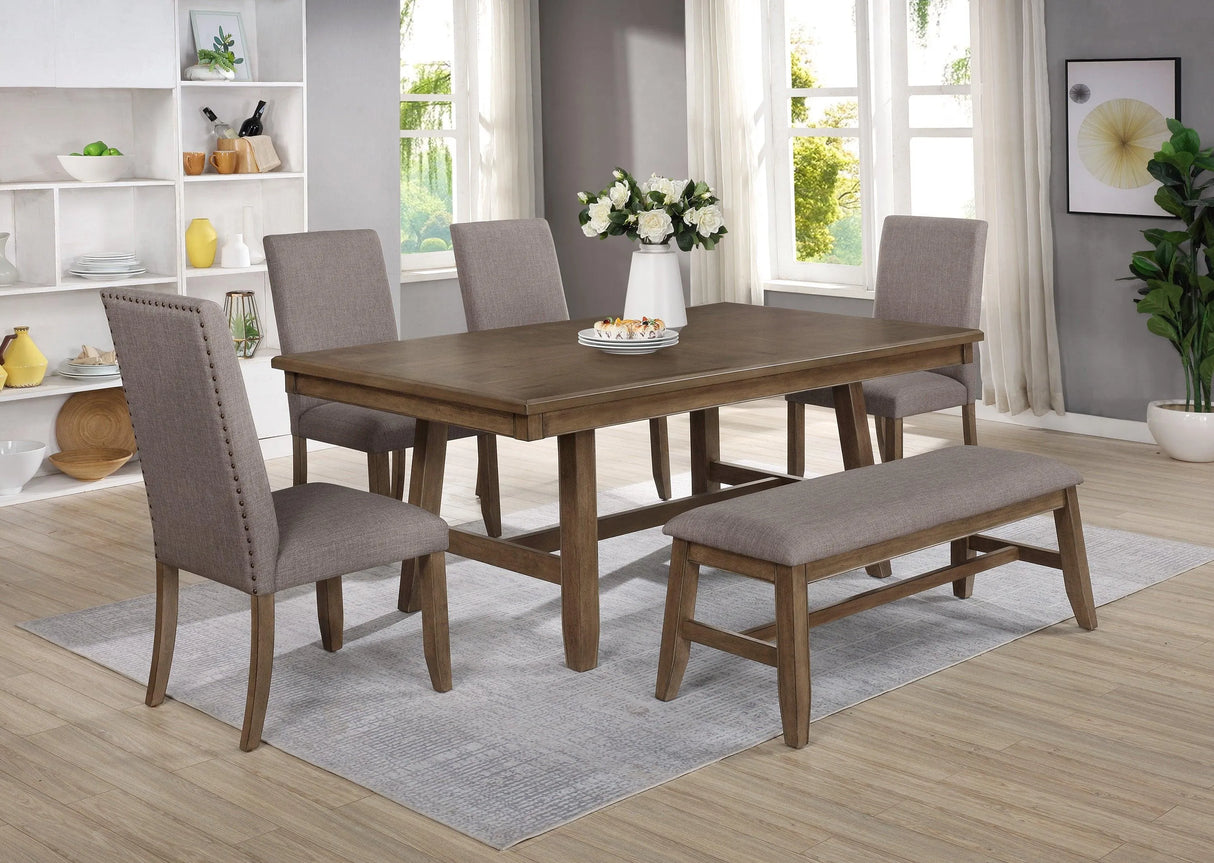 Manning Brown Dining Chair, Set of 2 by Crown Mark at Eve Furniture