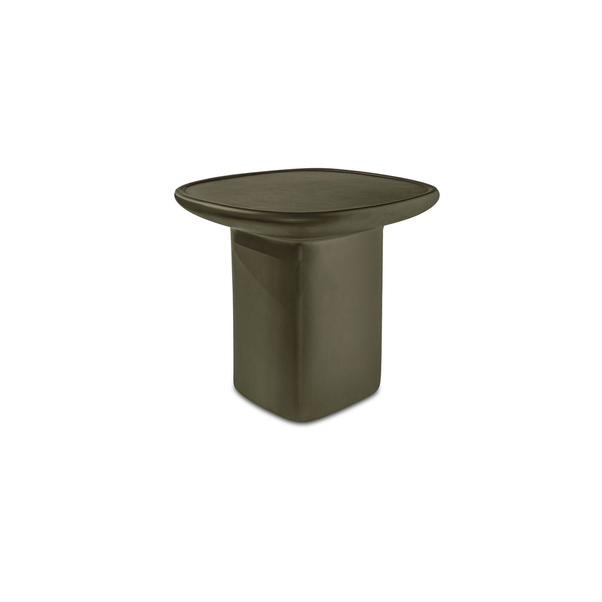 Manon Deep Green Outdoor Side Table by Moe's Home at Eve Furniture