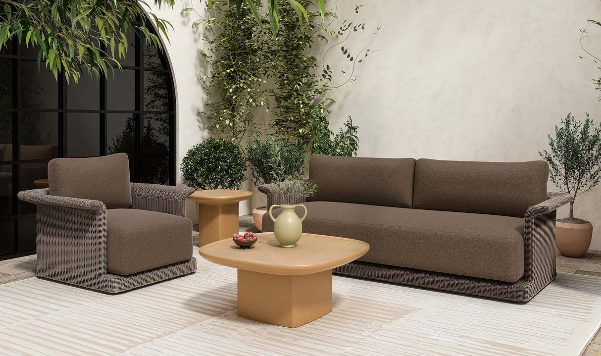 Manon Outdoor Coffee Table Deep Yellow by Moe's Home at Eve Furniture