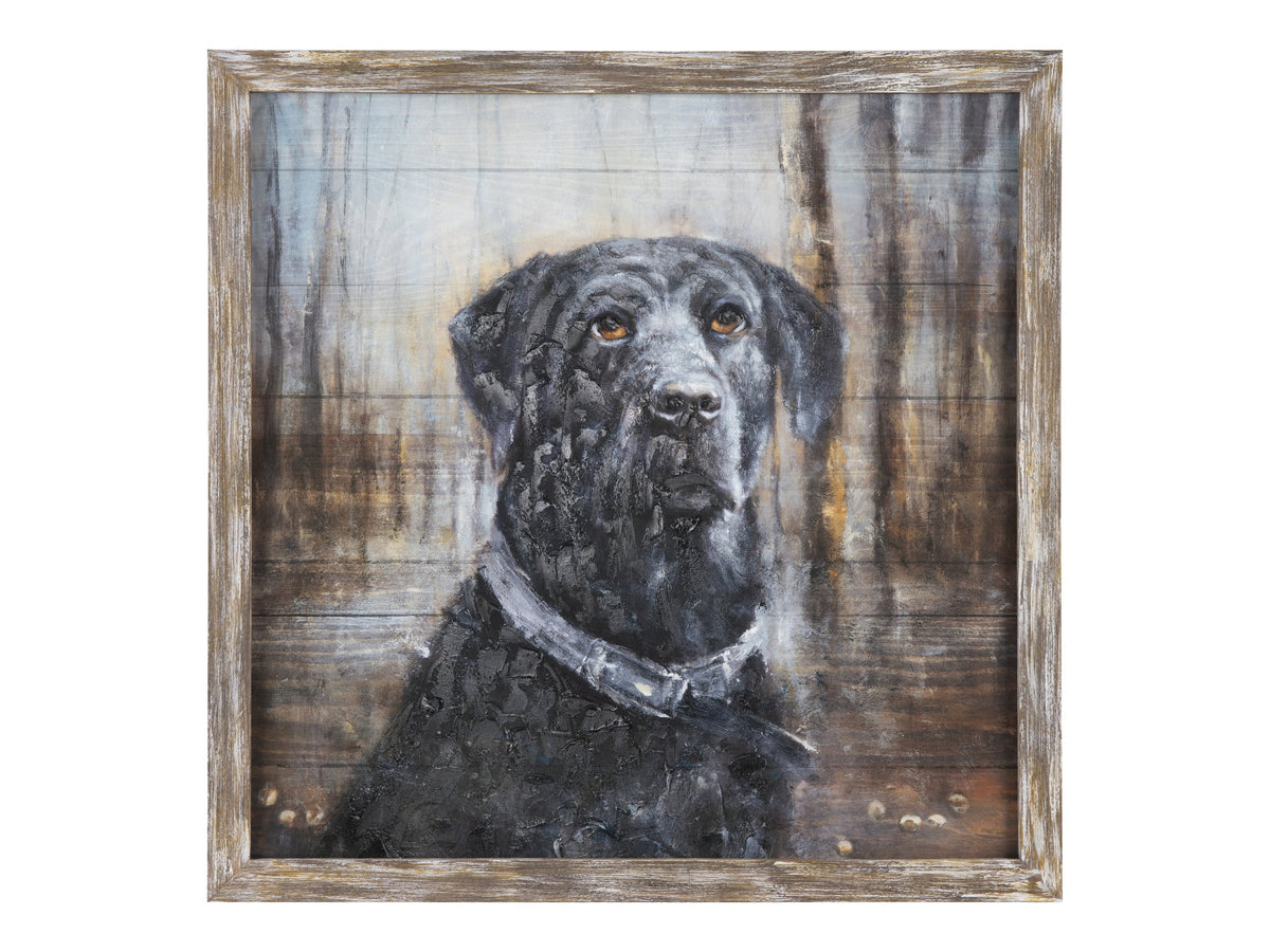 Man'S Best Friend Black/Brown Wall Art by Crestview at Eve Furniture