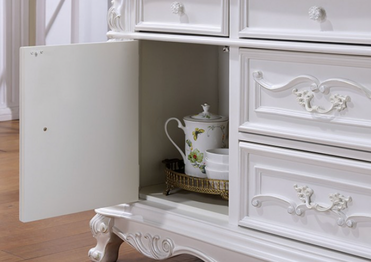 Manzanita White China Cabinet