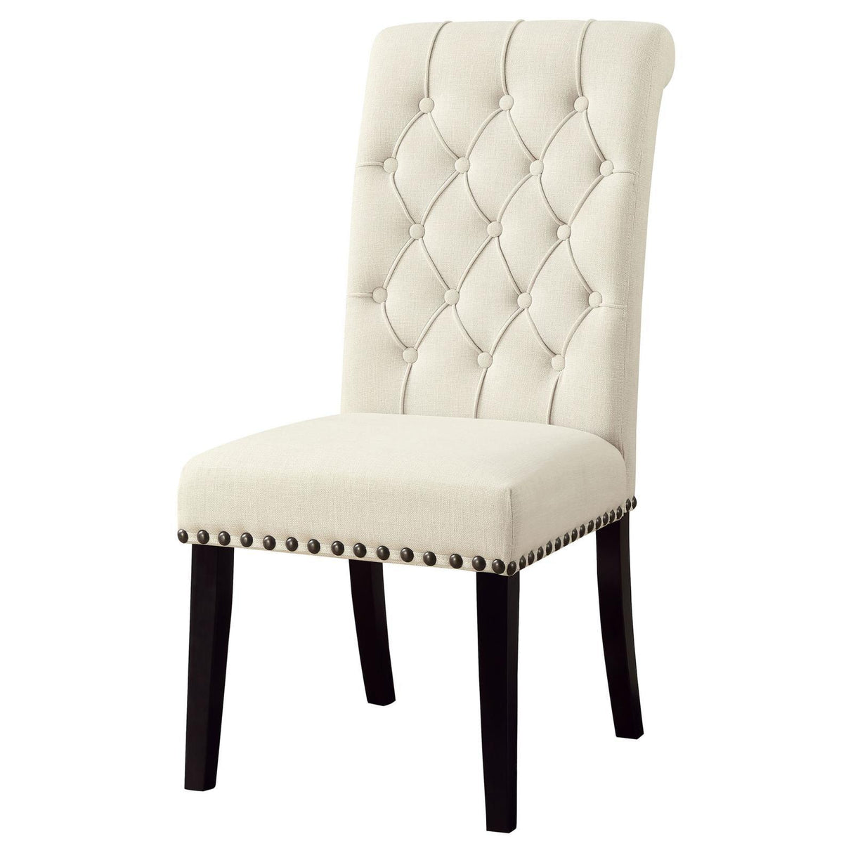 Mapleton Beige Tufted Back Upholstered Side Chairs, Set of 2 by Coaster at Eve Furniture