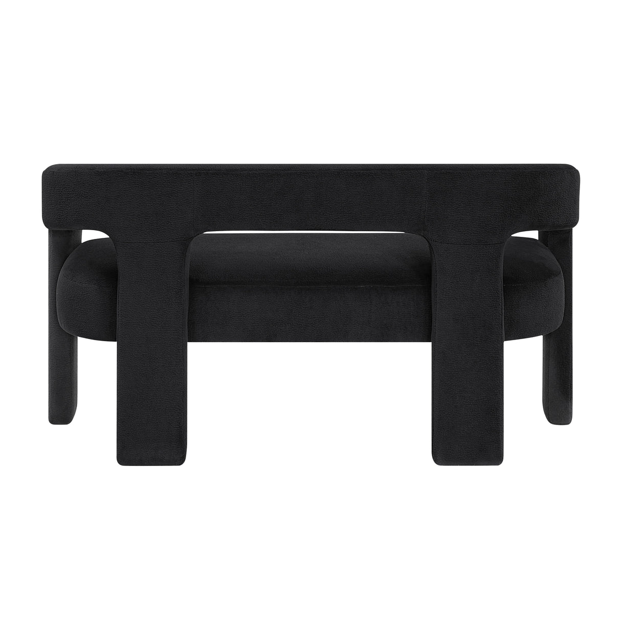 Marais Black Bench by Homelegance at Eve Furniture