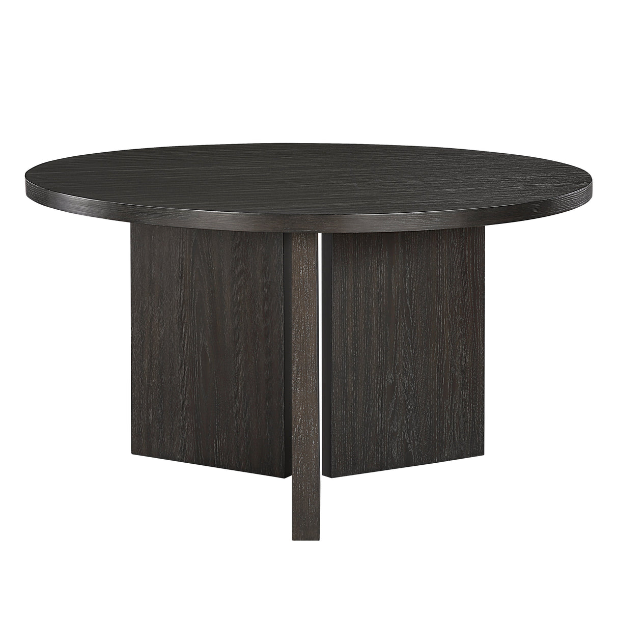 Marais Ebony Round Dining Table by Homelegance at Eve Furniture