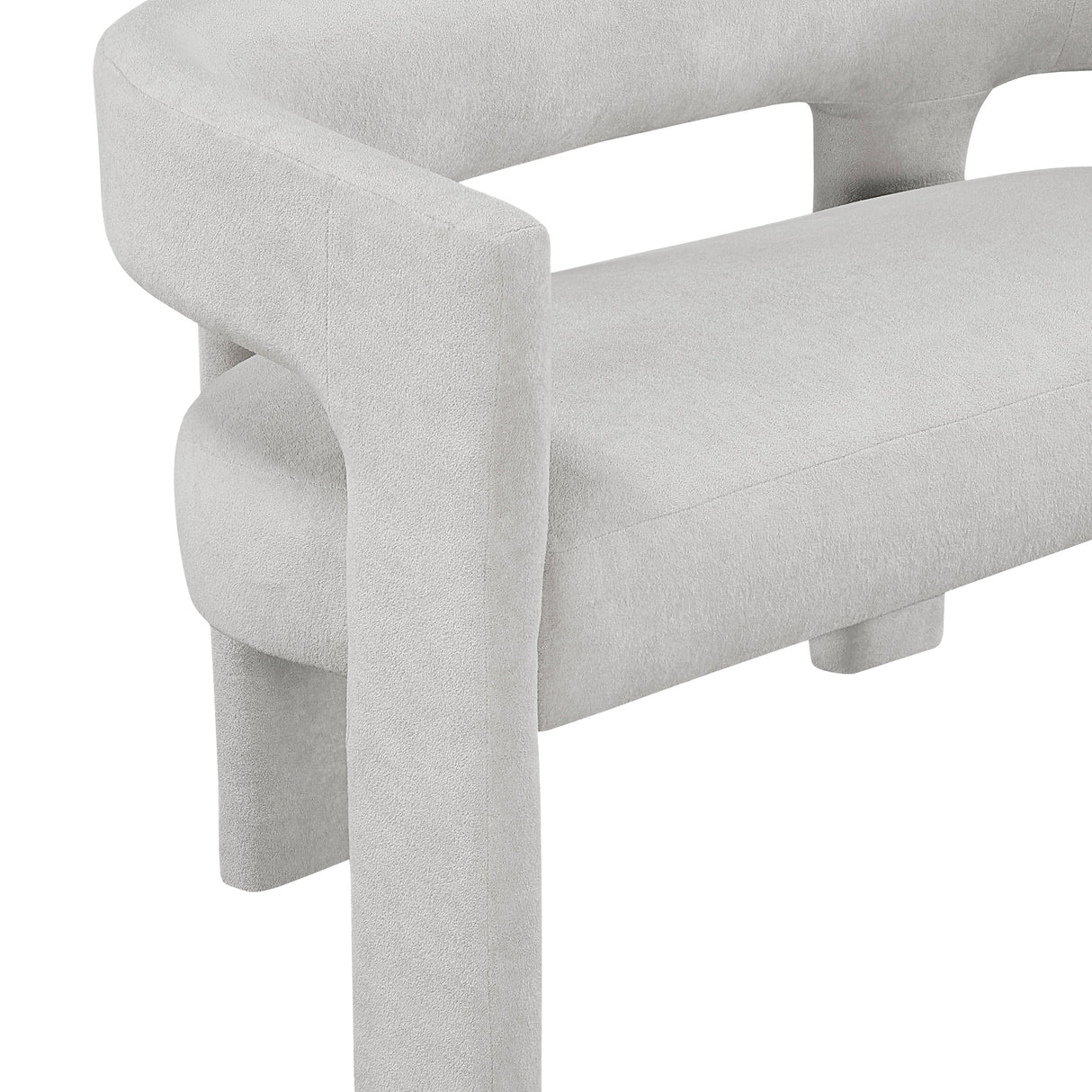 Marais Light Gray Bench by Homelegance at Eve Furniture