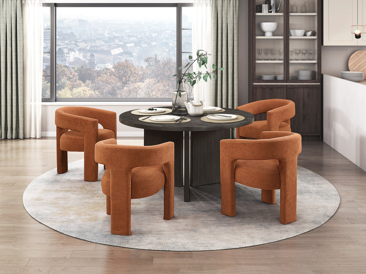Marais Orange Side Chair, Set of 2 by Homelegance at Eve Furniture