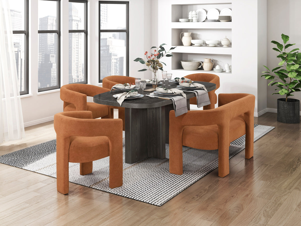 Marais Orange Side Chair, Set of 2 by Homelegance at Eve Furniture