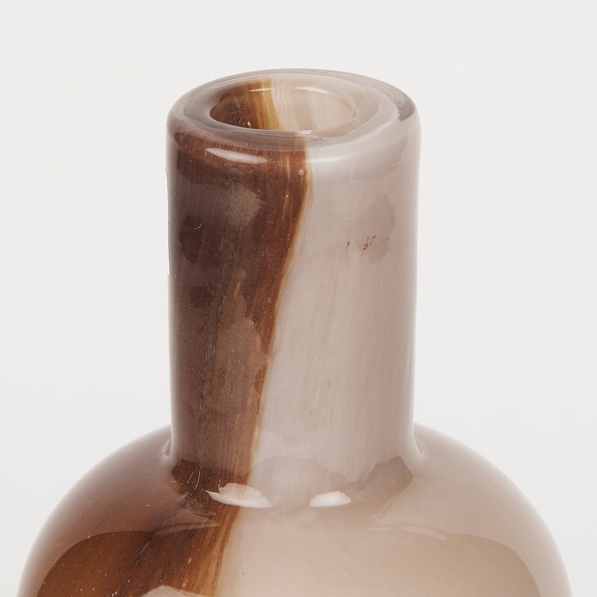 Marans Tall Amber Multi-Color Glass Vase by Mercana at Eve Furniture