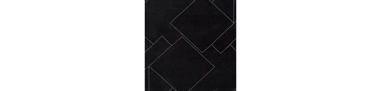 Marav Black/White Large Rug by Ashley at Eve Furniture