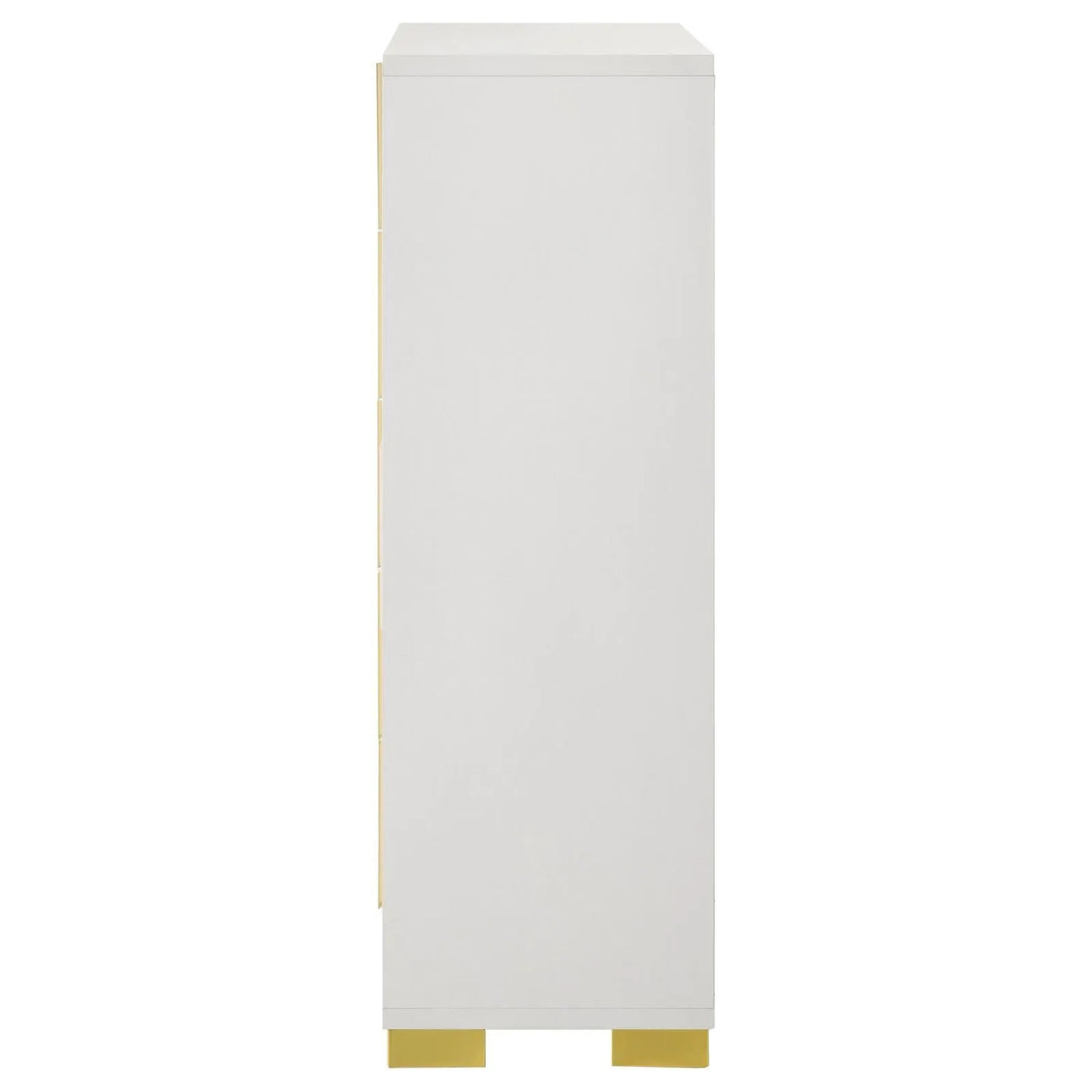 Marceline 5-drawer Chest White by Coaster at Eve Furniture