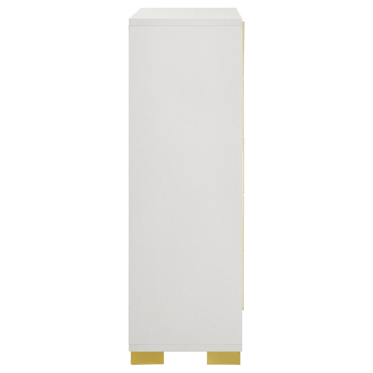 Marceline 5-drawer Chest White by Coaster at Eve Furniture