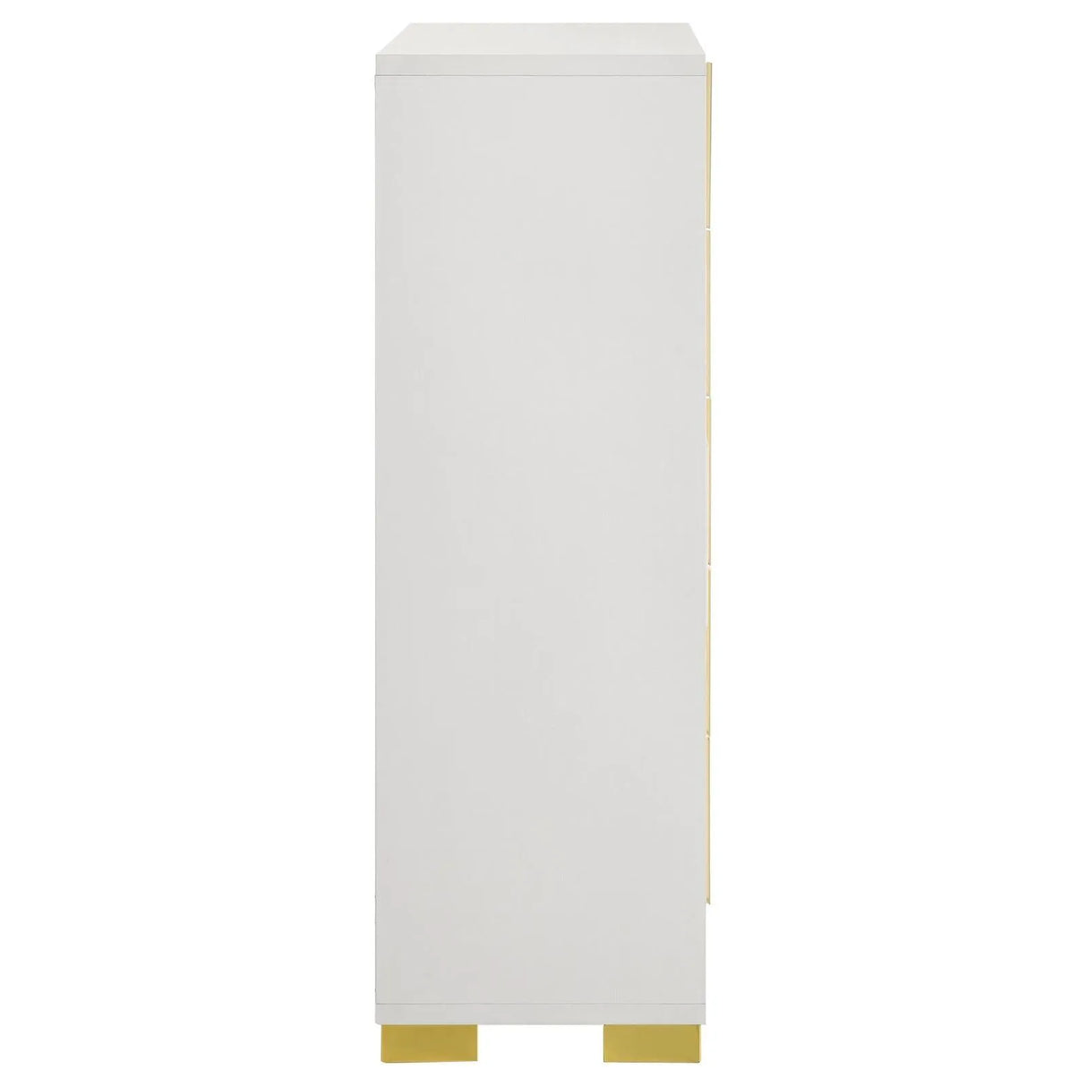 Marceline 5-drawer Chest White by Coaster at Eve Furniture