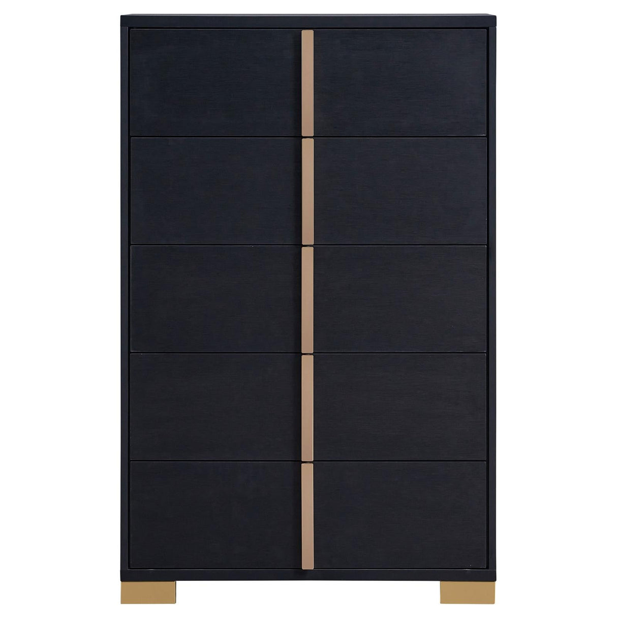 Marceline Black 5-Piece Full Bedroom Set with LED Headboard by Coaster at Eve Furniture