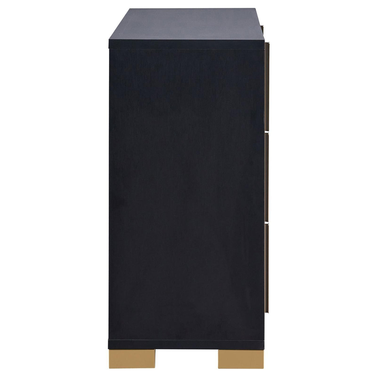 Marceline Black 6-drawer Dresser by Coaster at Eve Furniture