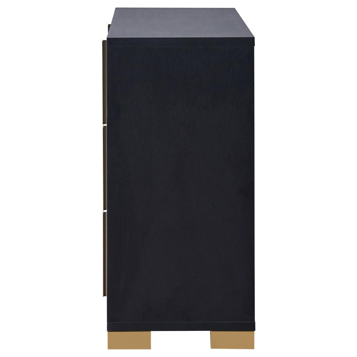Marceline Black 6-drawer Dresser by Coaster at Eve Furniture