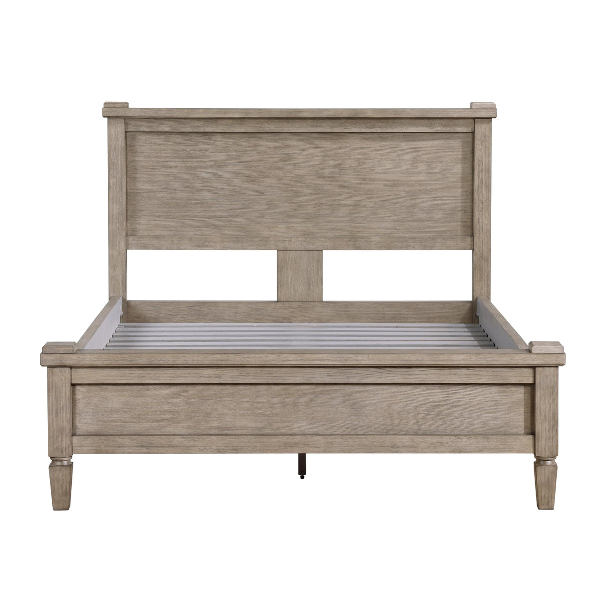 Marceline Gray Oak Eastern King Canopy Platform Bed by Homelegance at Eve Furniture
