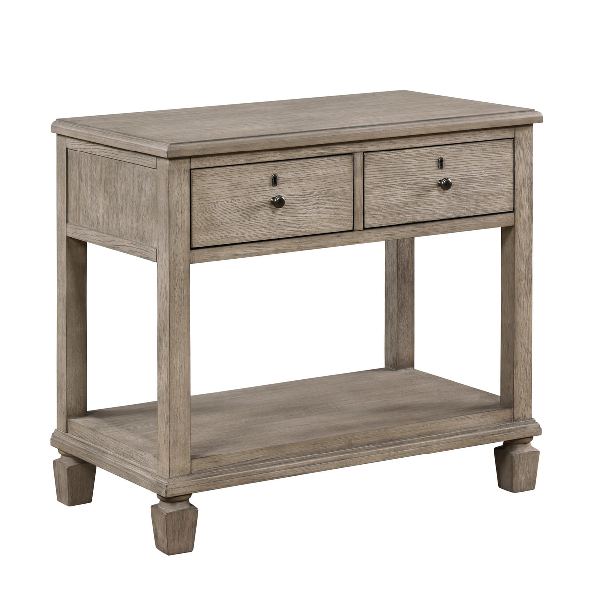 Marceline Gray Oak Nightstand by Homelegance at Eve Furniture