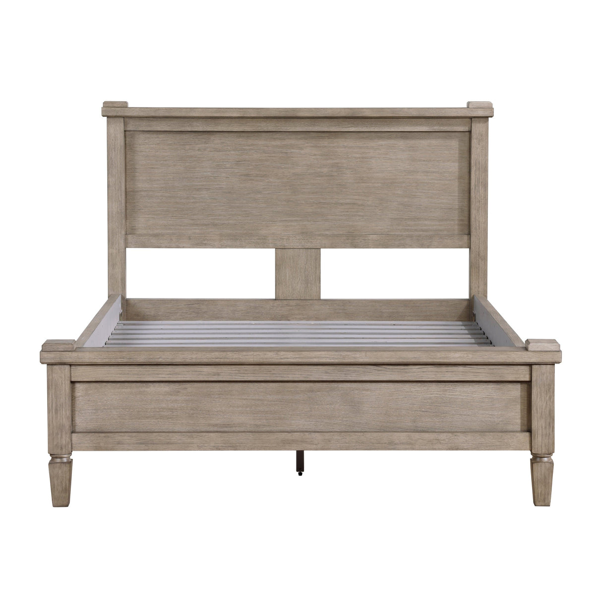 Marceline Gray Oak Queen Platform Bed by Homelegance at Eve Furniture