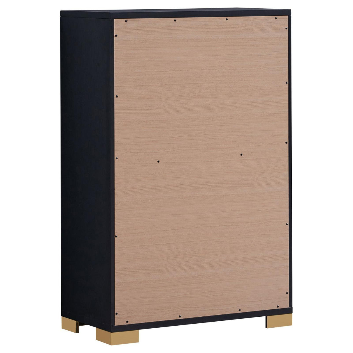 Marceline 5-drawer Chest Black by Coaster at Eve Furniture