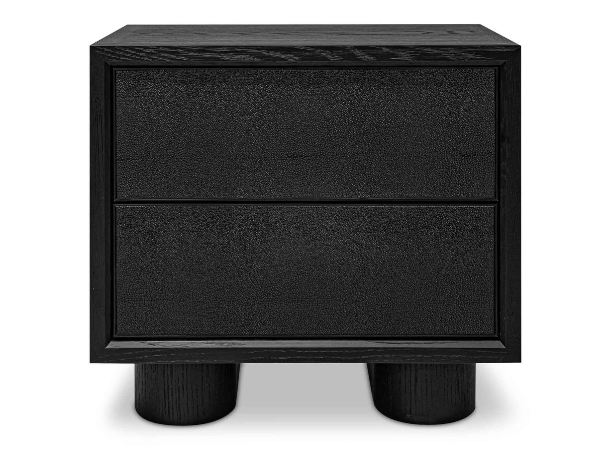 Marcelle Black Nightstand