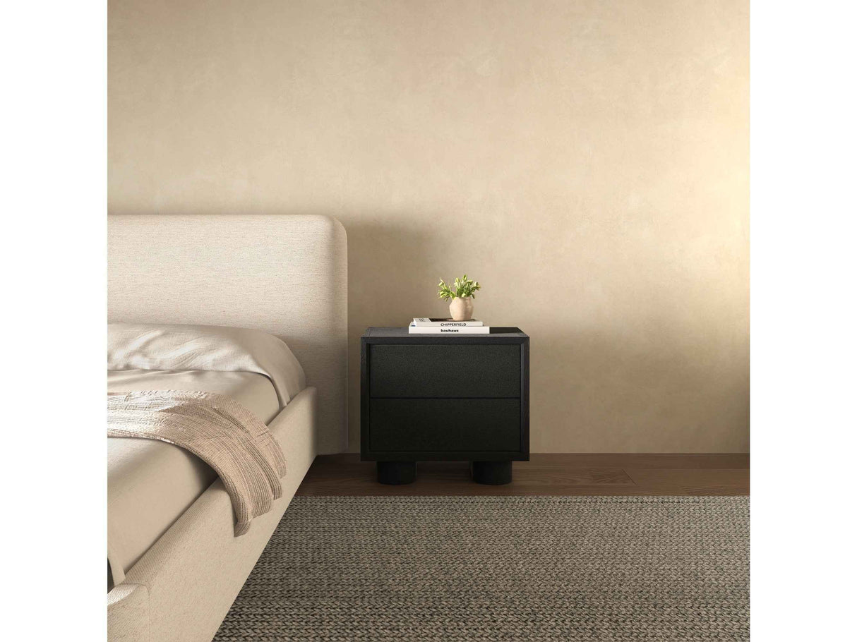Marcelle Black Nightstand