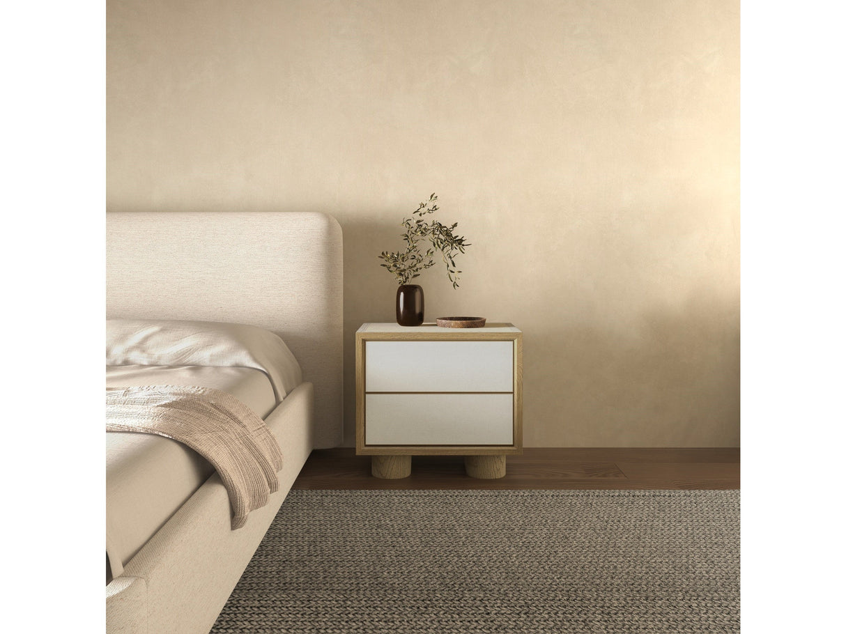 Marcelle White Nightstand by Moe's Home at Eve Furniture