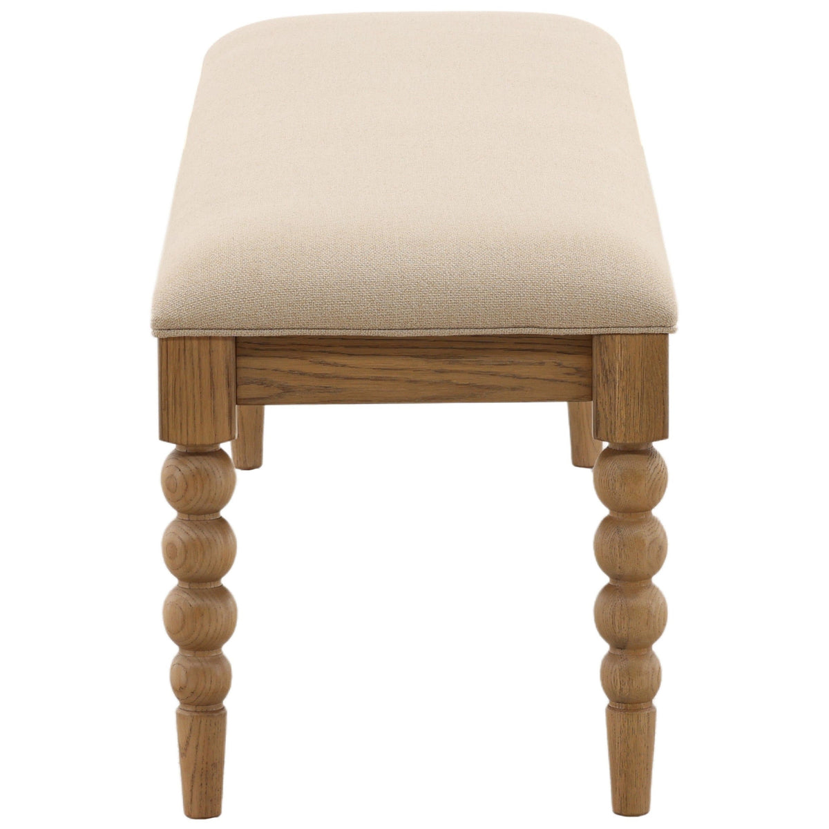 Marcellina Bench, Beige by Dovetail at Eve Furniture