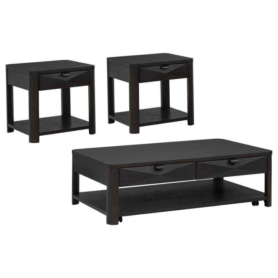 Marcelo Coffee 3-piece Table Set with Storage by Coaster at Eve Furniture