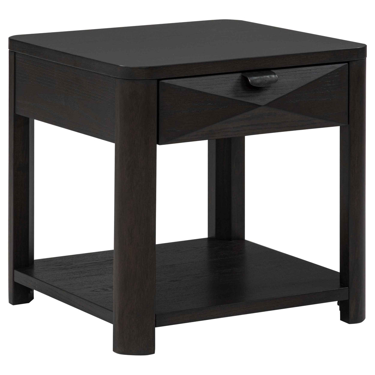 Marcelo Coffee Wood End Table with Drawer and Shelf by Coaster at Eve Furniture