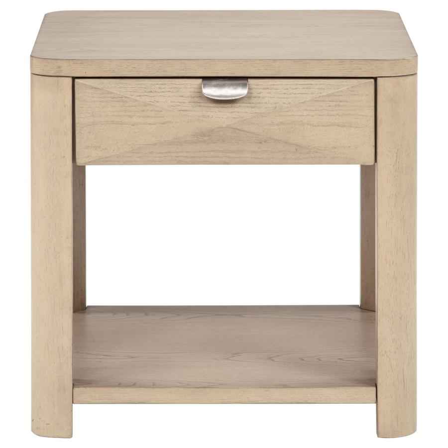 Marcelo Light Elm 3-piece Coffee Table Set with Storage by Coaster at Eve Furniture