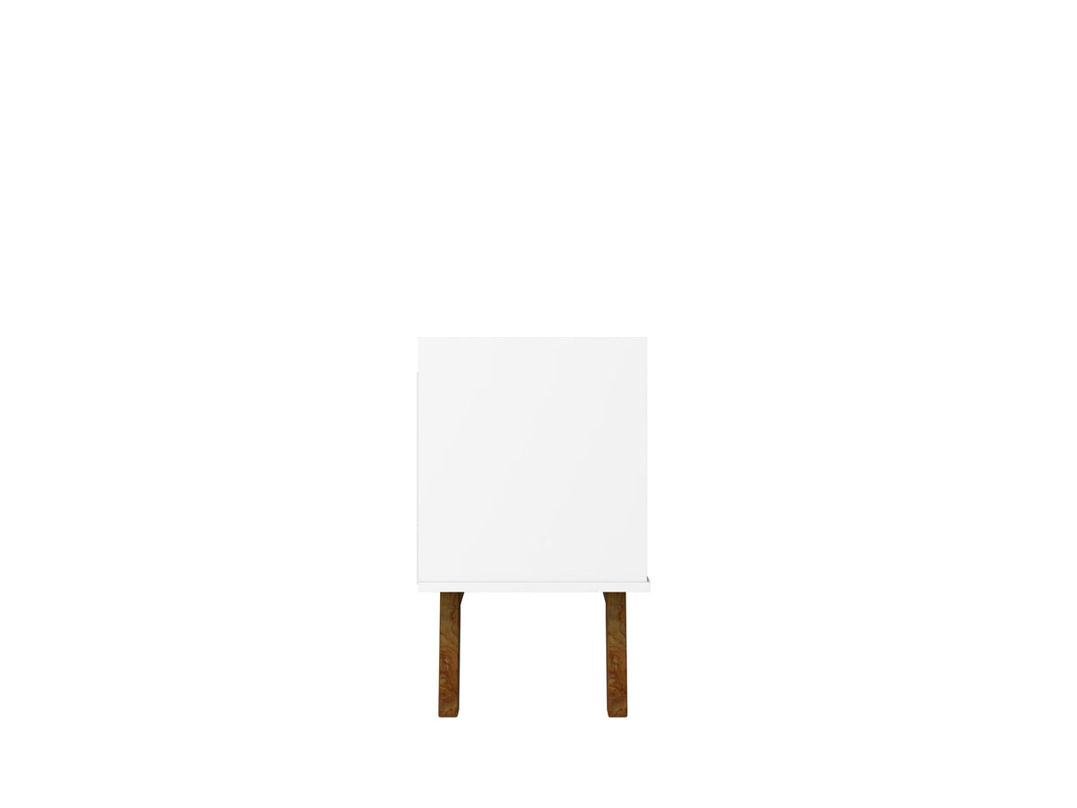 Marcus 70.86 TV Stand in White by Manhattan Comfort at Eve Furniture