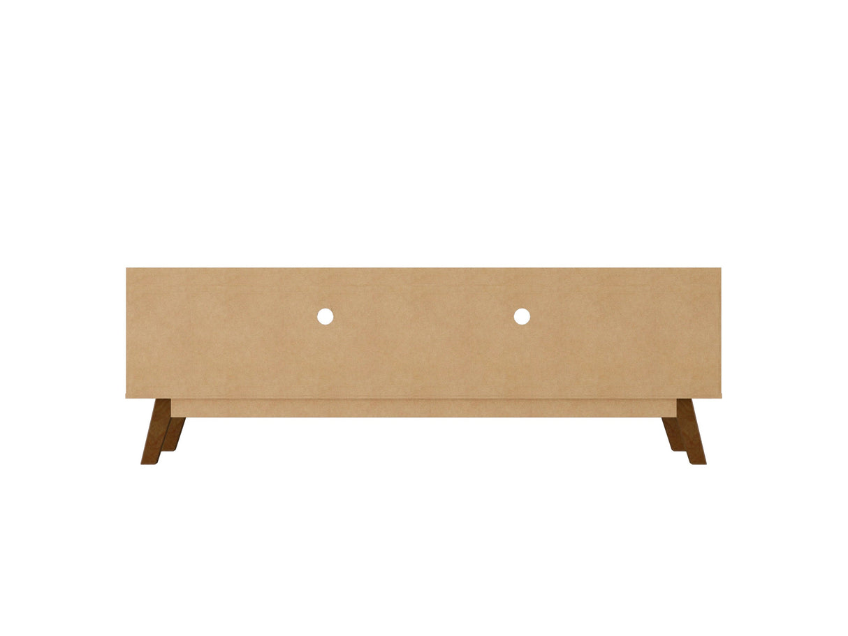 Marcus 70.86 TV Stand in White by Manhattan Comfort at Eve Furniture