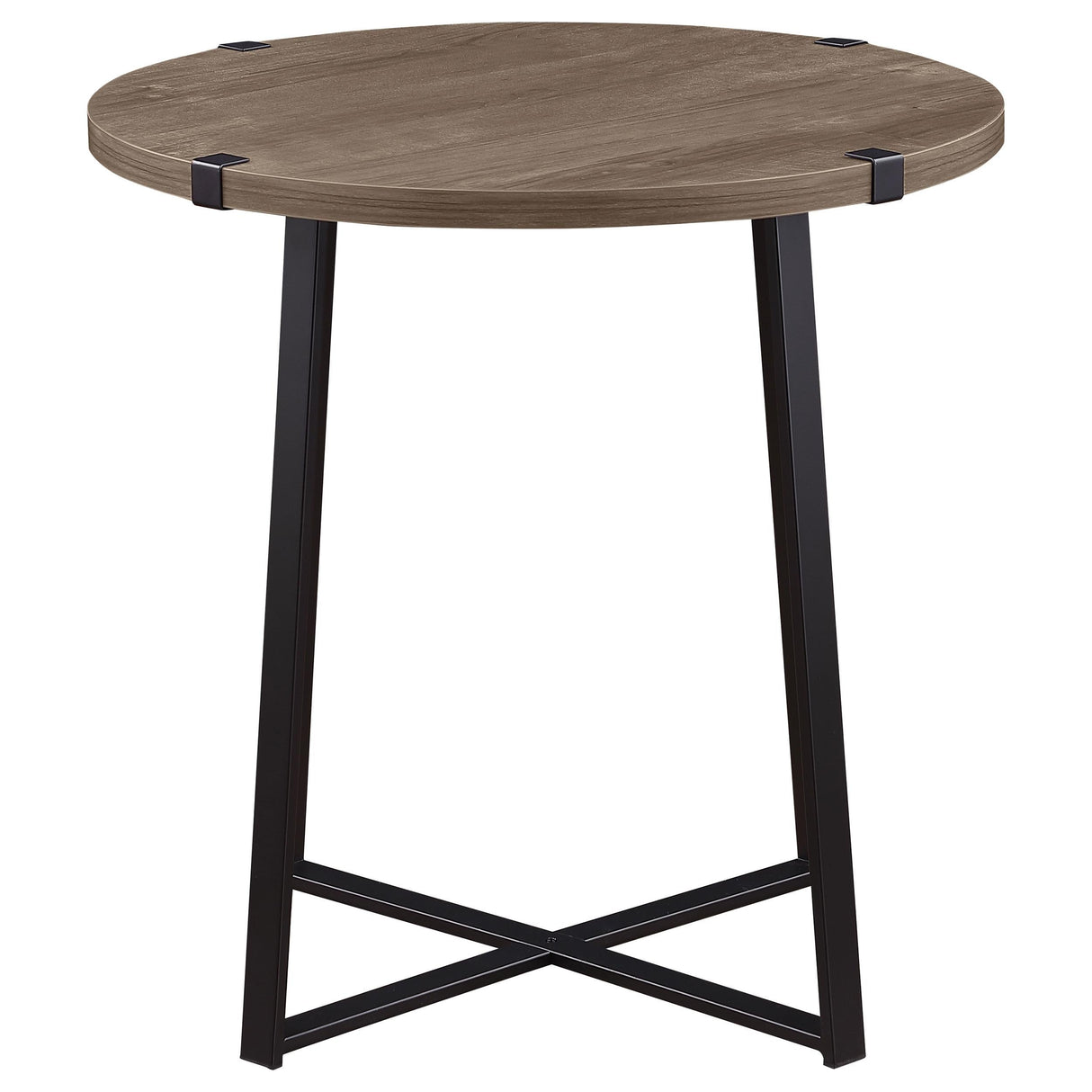 Marcus Light Brown 2-Piece Round Coffee and End Table Set by Coaster at Eve Furniture