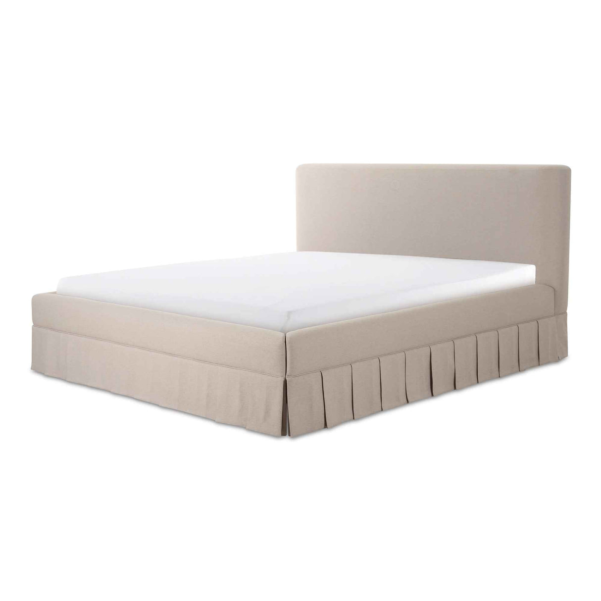Maren Beige Queen Bed by Moe's Home at Eve Furniture