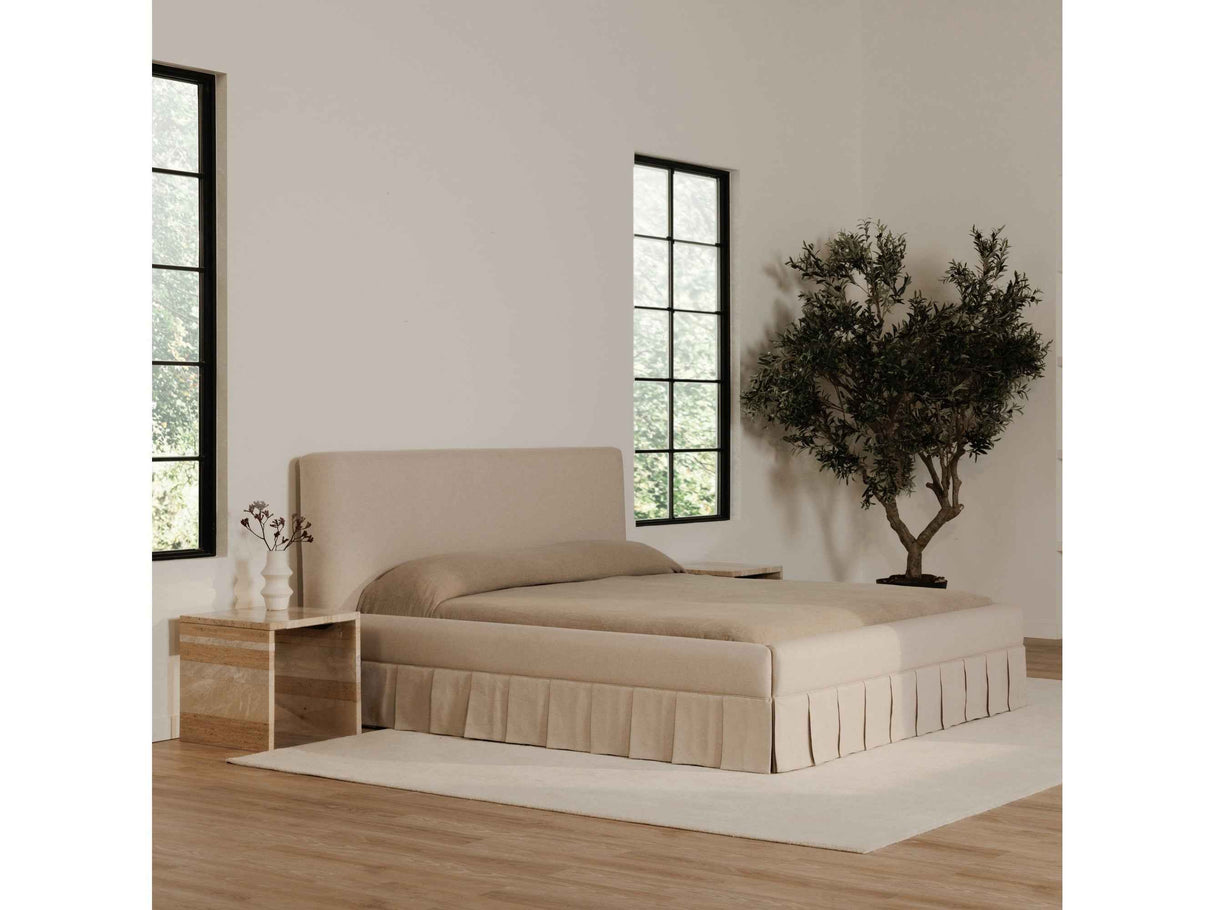 Maren Beige Queen Bed by Moe's Home at Eve Furniture