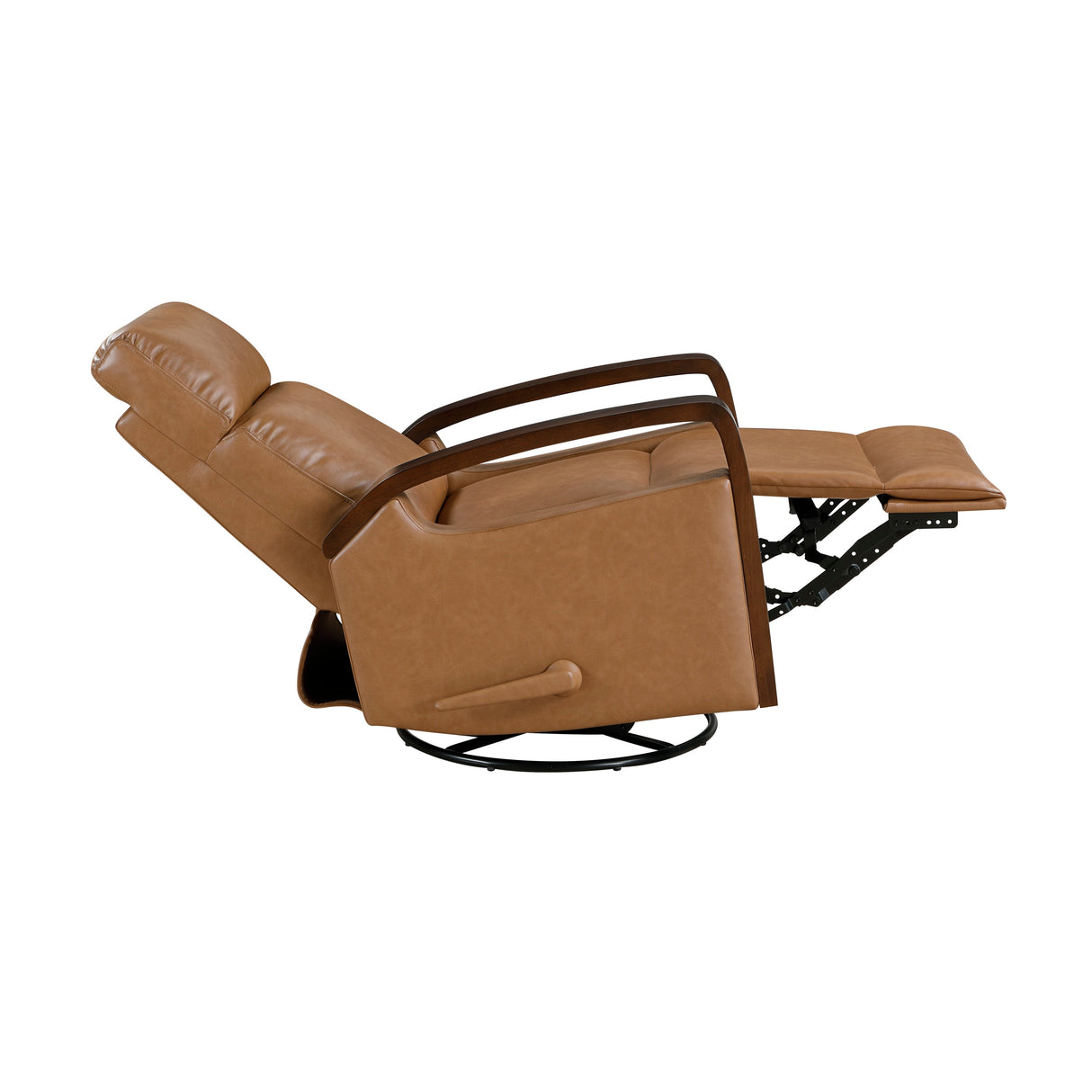 Margerie Camel Swivel Glider Reclining Chair