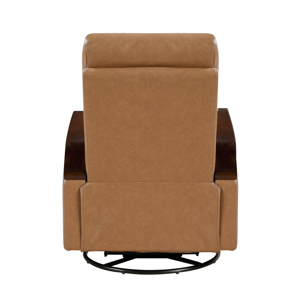 Margerie Camel Swivel Glider Reclining Chair