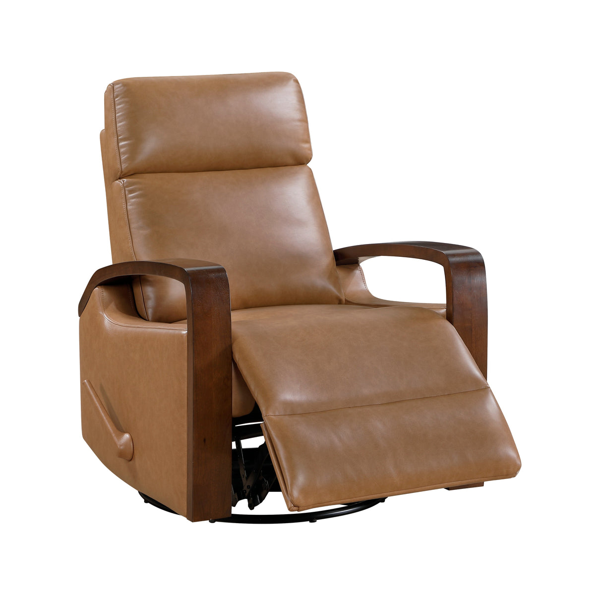 Margerie Camel Swivel Glider Reclining Chair