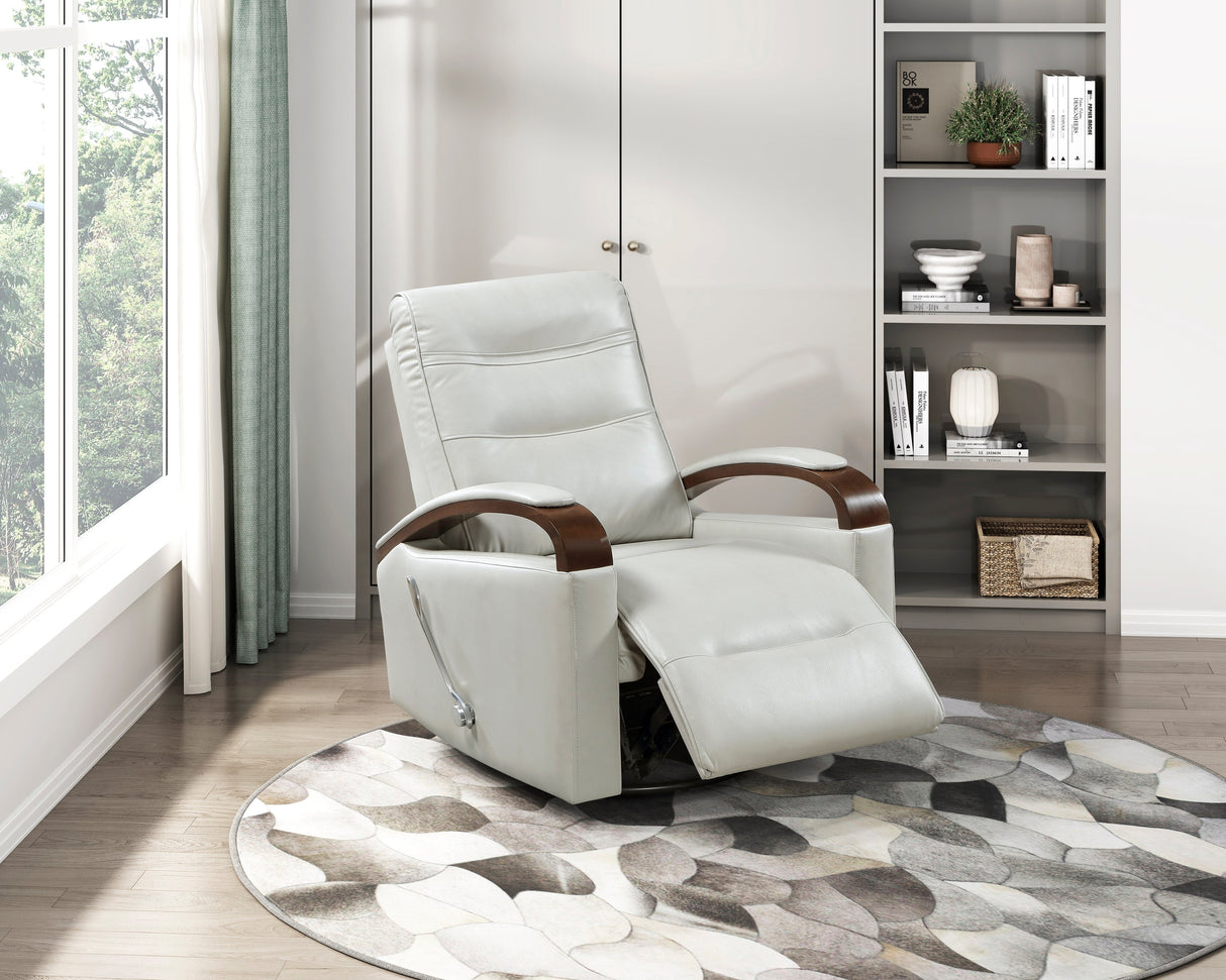 Margot Smoke Swivel Glider Reclining Chair