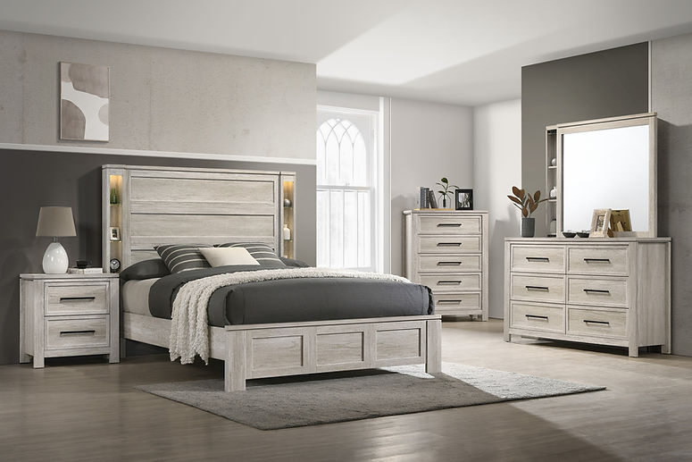 Mariana White Bedroom Set by New Era Innovations at Eve Furniture